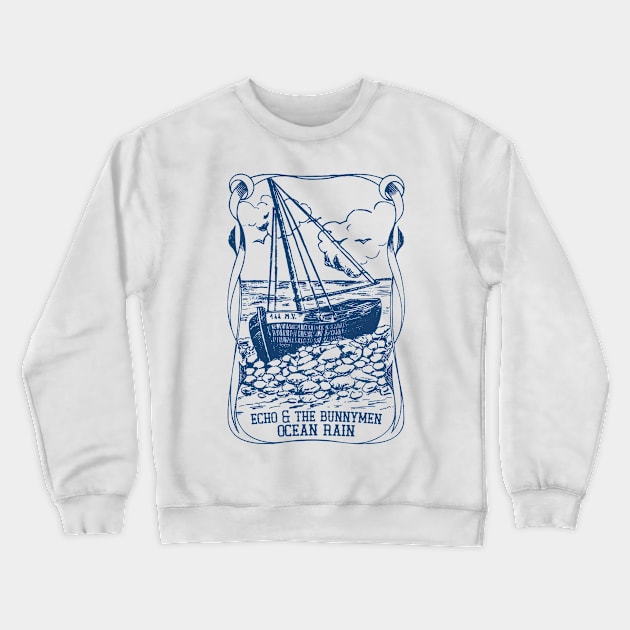 Ocean Rain Crewneck Sweatshirt by unknown_pleasures